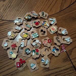 Set Of Colorful Enamel Pin Collection